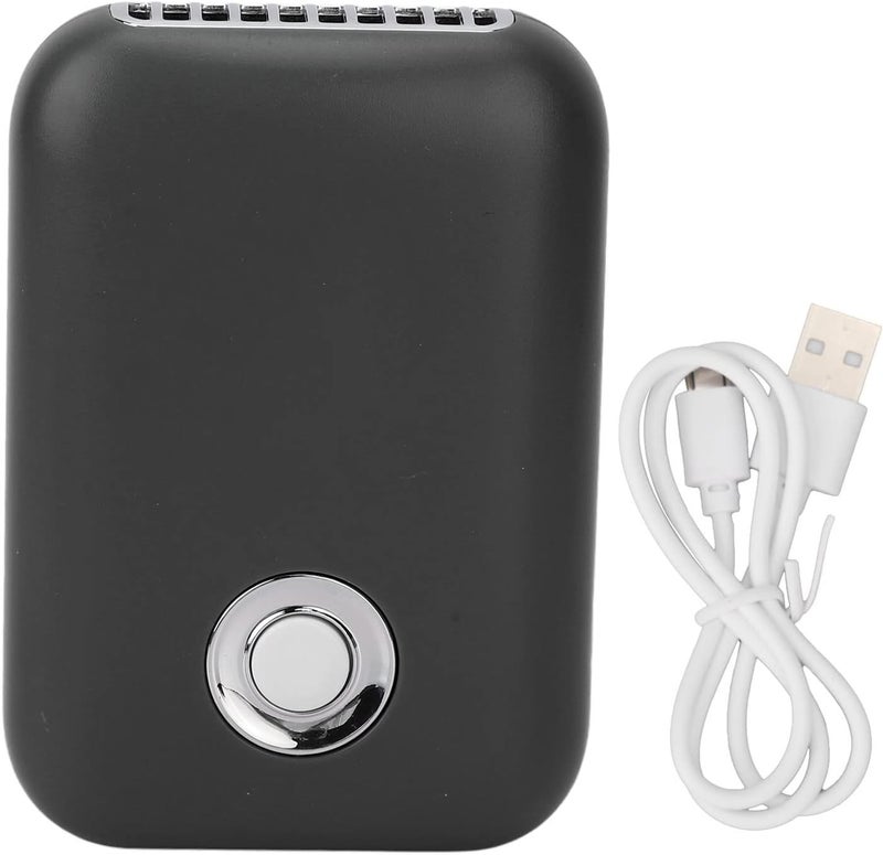 woobles Eyelash Dryer Fan, Mini Eyelash Fan Air Conditioning USB Rechargeable Portable Fan for Eyelash Extension Dryer, Eyelash Blow Dryer Lash Fan Dryer(Black) - Image 1